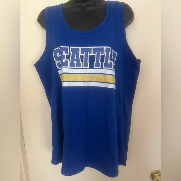 Port Authority Tops - Blue Seattle Tank Top